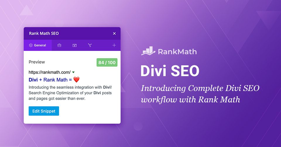 %title Rank Math SEO Plugin + DIVI Theme= ❤️️
